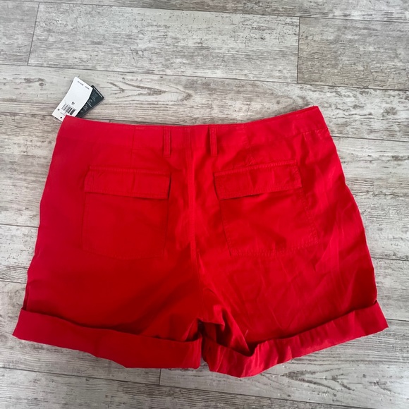 NWT! 🔥 Ralph Lauren Red Cargo Shorts Cotton Twill Cuffed - Picture 2 of 10
